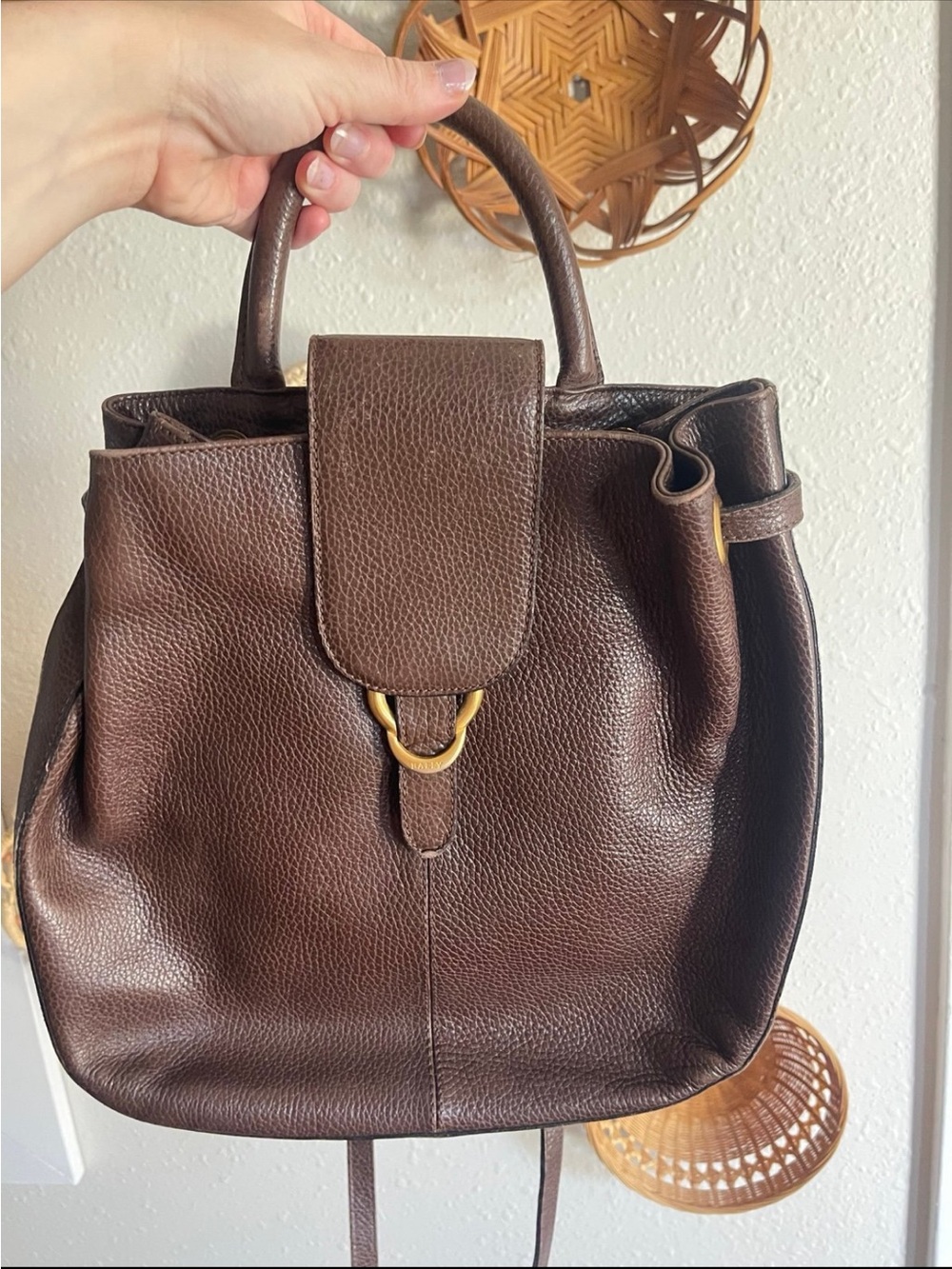 Bally Convertible Backpack Purse